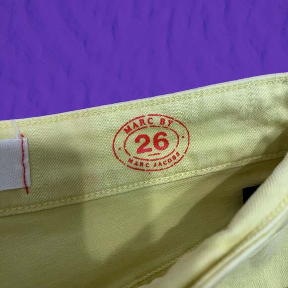 Marc By Marc Jacobs Micro Shorts Vintage Y2K Size 26 Hot Pants Jean Jorts Shorts - Picture 4 of 6